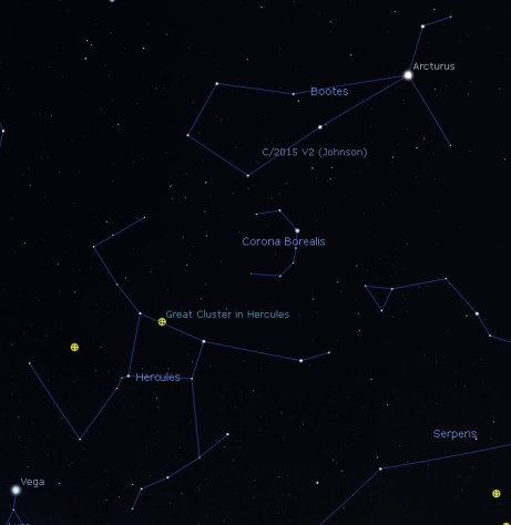 Bootes-Hercules, Stellarium