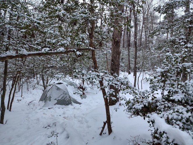Snowy Campsite